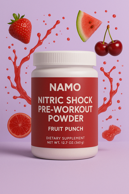 Nitric Shock Pre-Workout Powder (Fruit Punch)